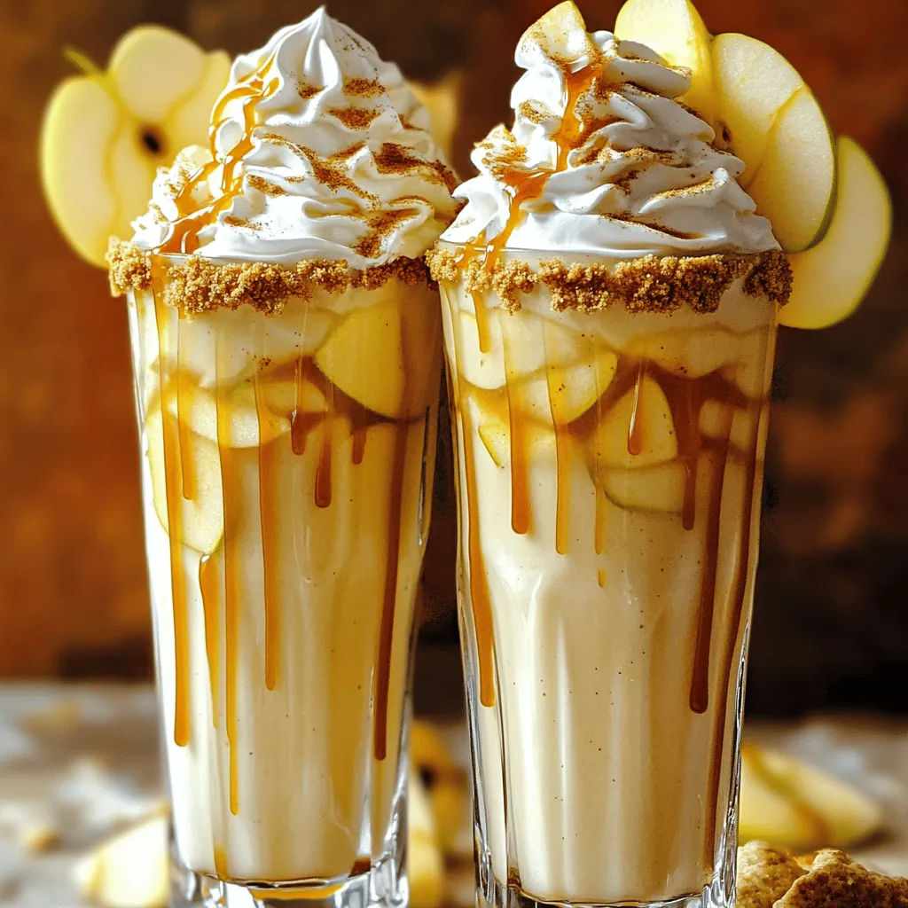 Caramel Apple Pie Milkshake Recipe Tempting and Tasty