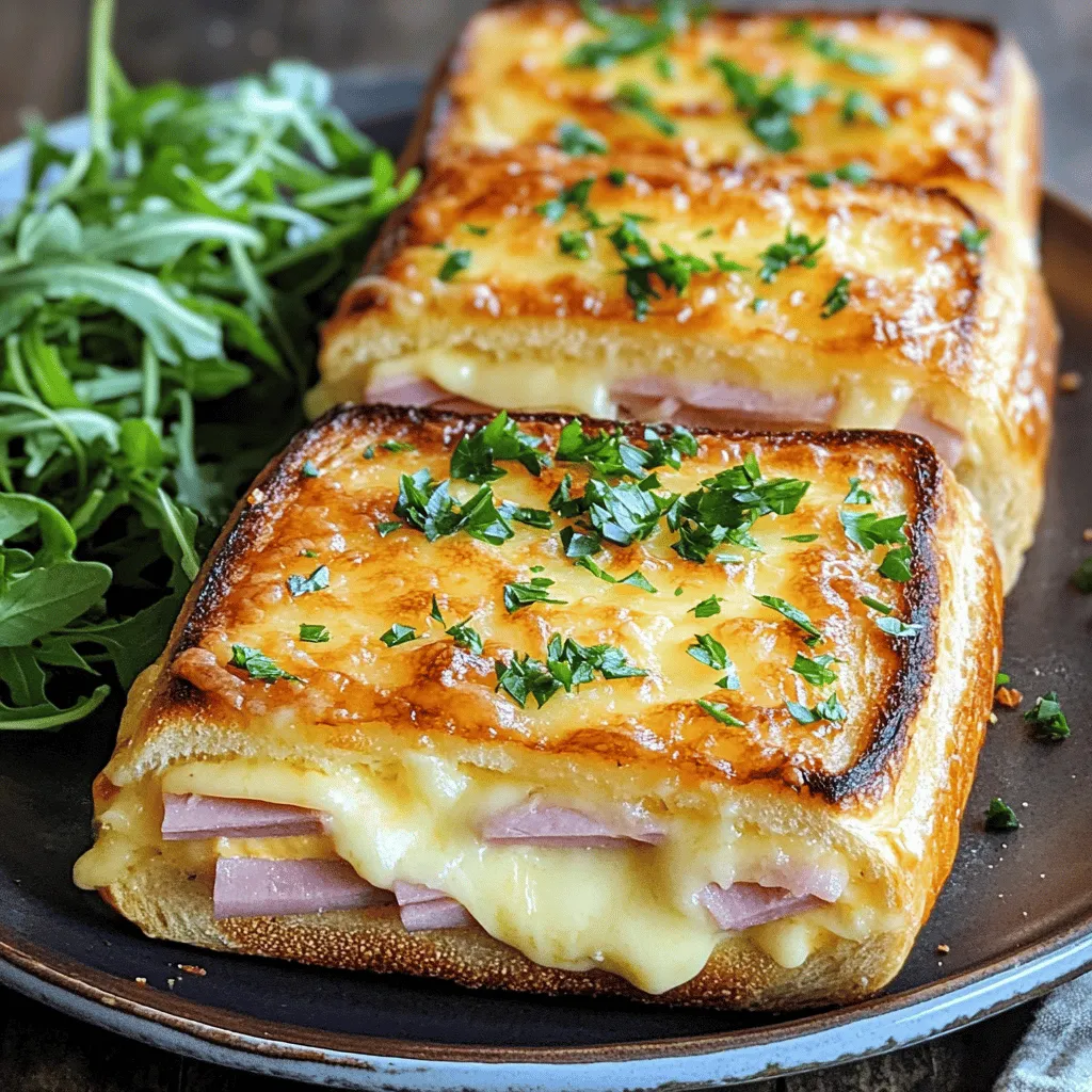 To make a delightful Croque Monsieur, you need the following items: