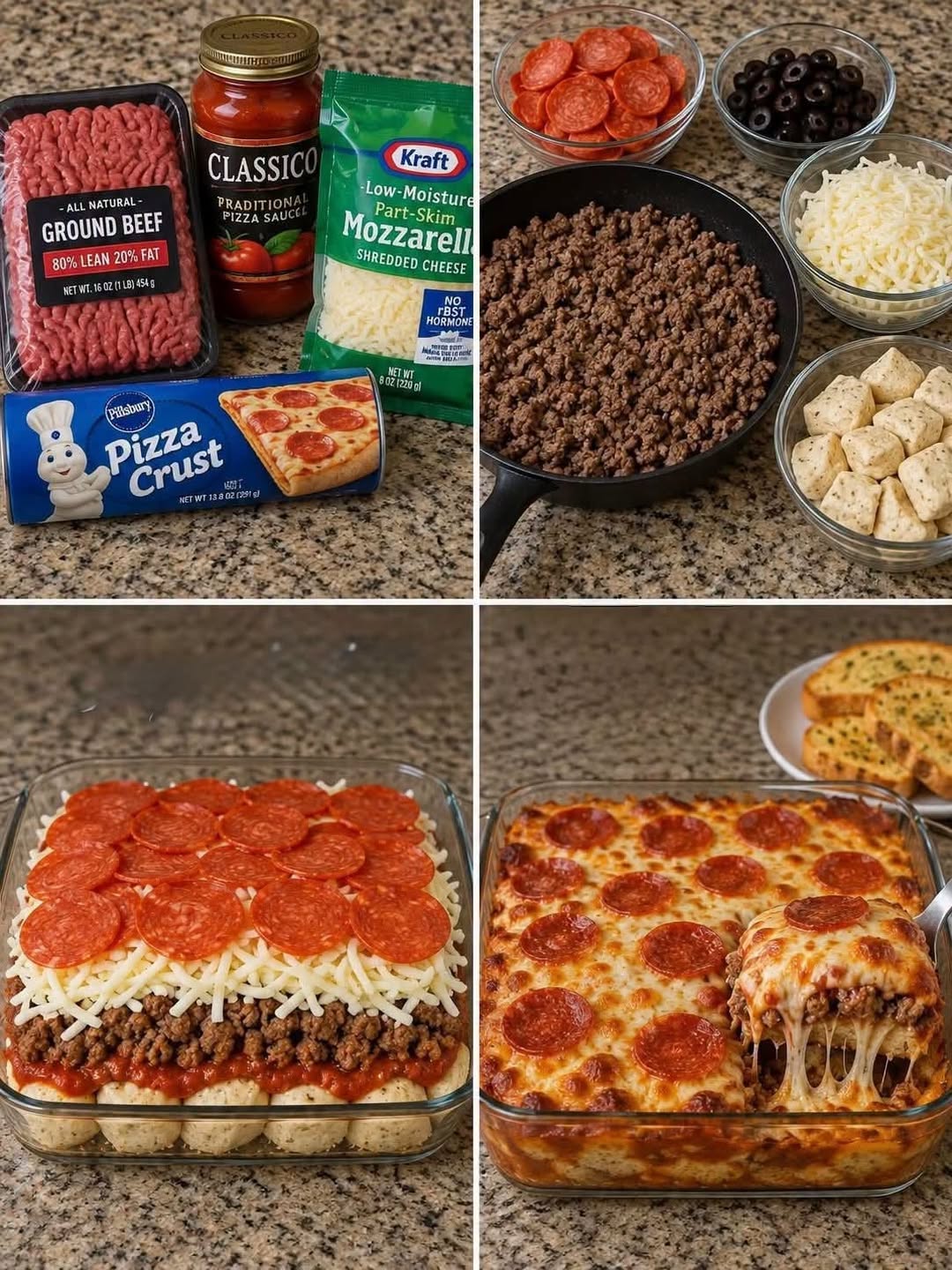 Easy Pepperoni Pizza Casserole Recipe for Busy Nights