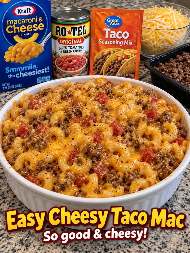 Easy Cheesy Taco Mac: A Quick, Flavor-Packed Dinner Delight