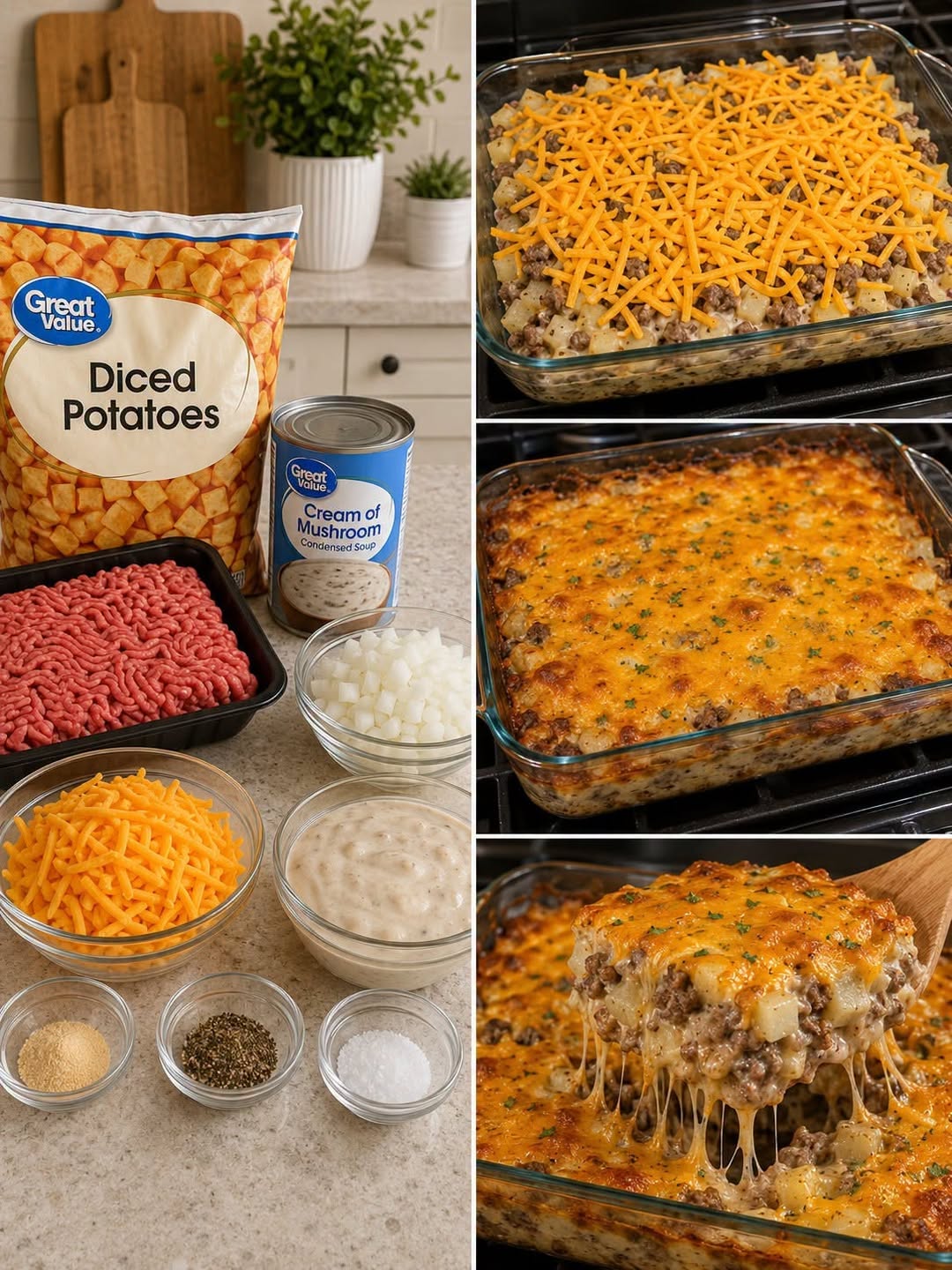 Easy Hamburger Potato Casserole: A Hearty Comfort Dish