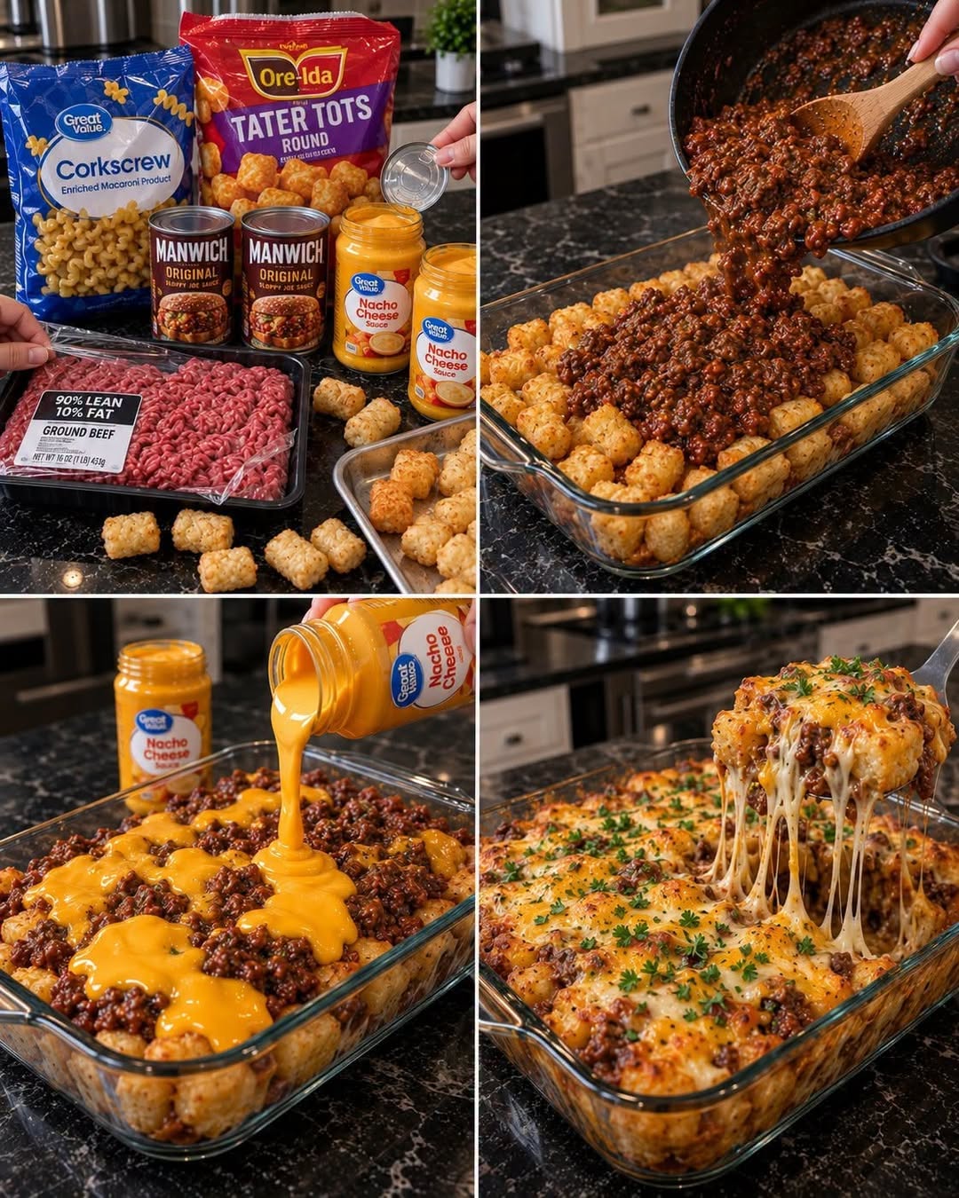 The Best Cheesy Beef Tater Tot Casserole Recipe Ever