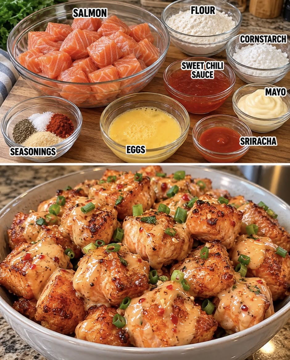 Crispy Bang Bang Salmon Bites: Spicy & Deliciously Easy