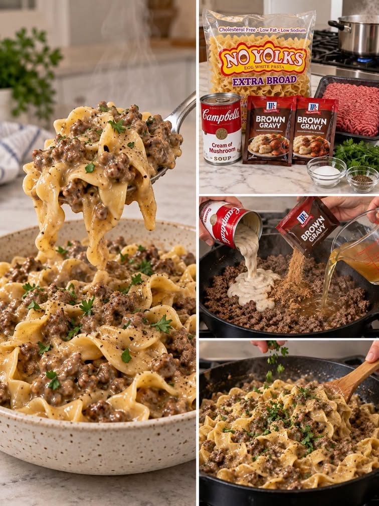 Easy Beef & Egg Noodle Skillet: Comfort Food Delight