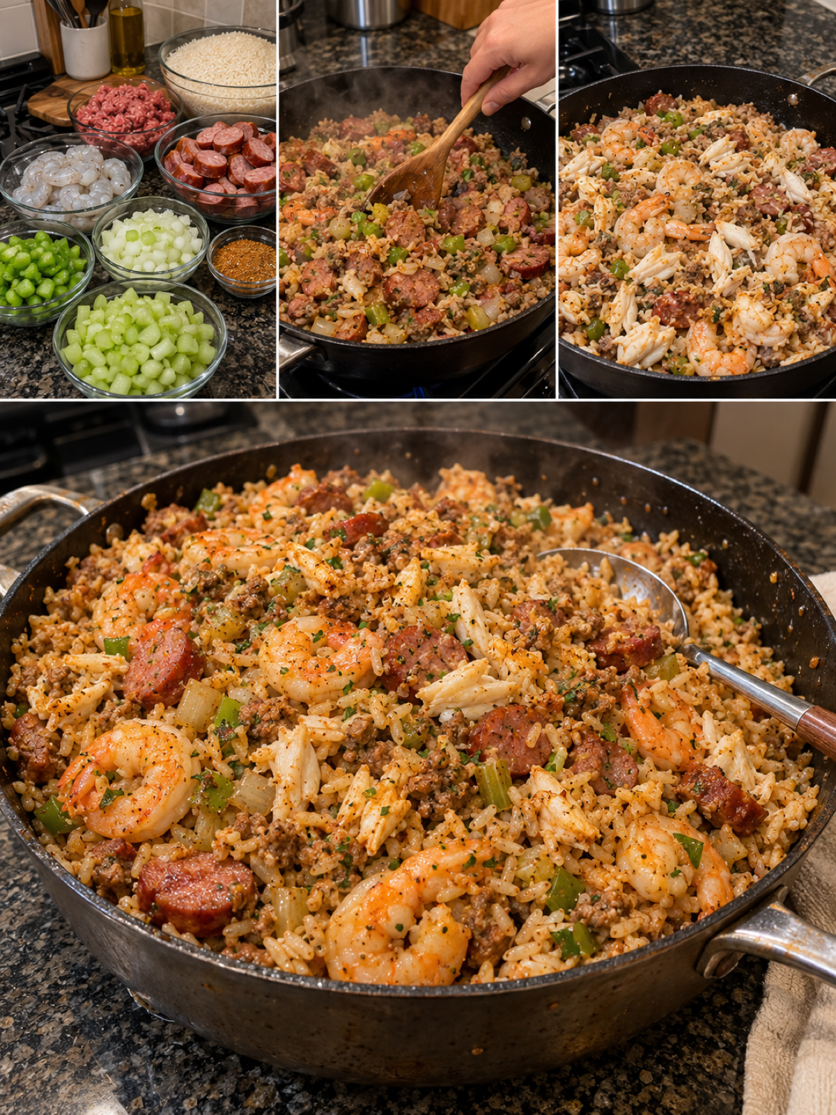 Easy Cajun Seafood Dirty Rice Recipe for a Hearty Dinner