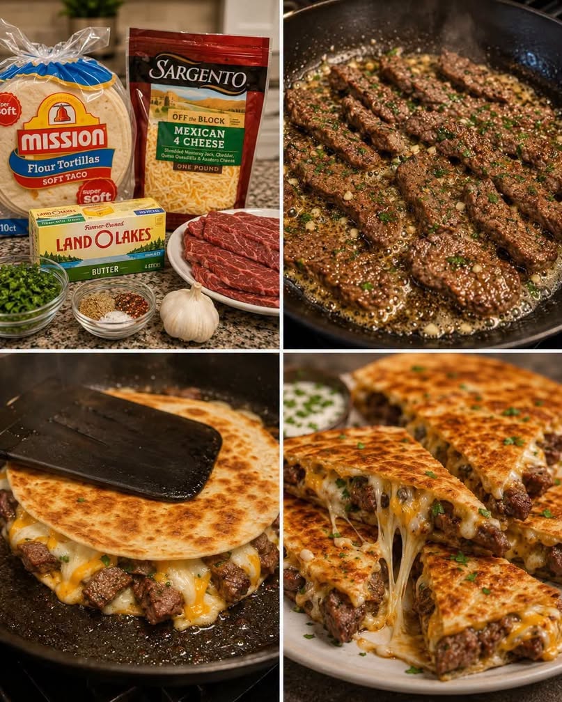 The Best Cheesy Steak Quesadillas Recipe You'll Love
