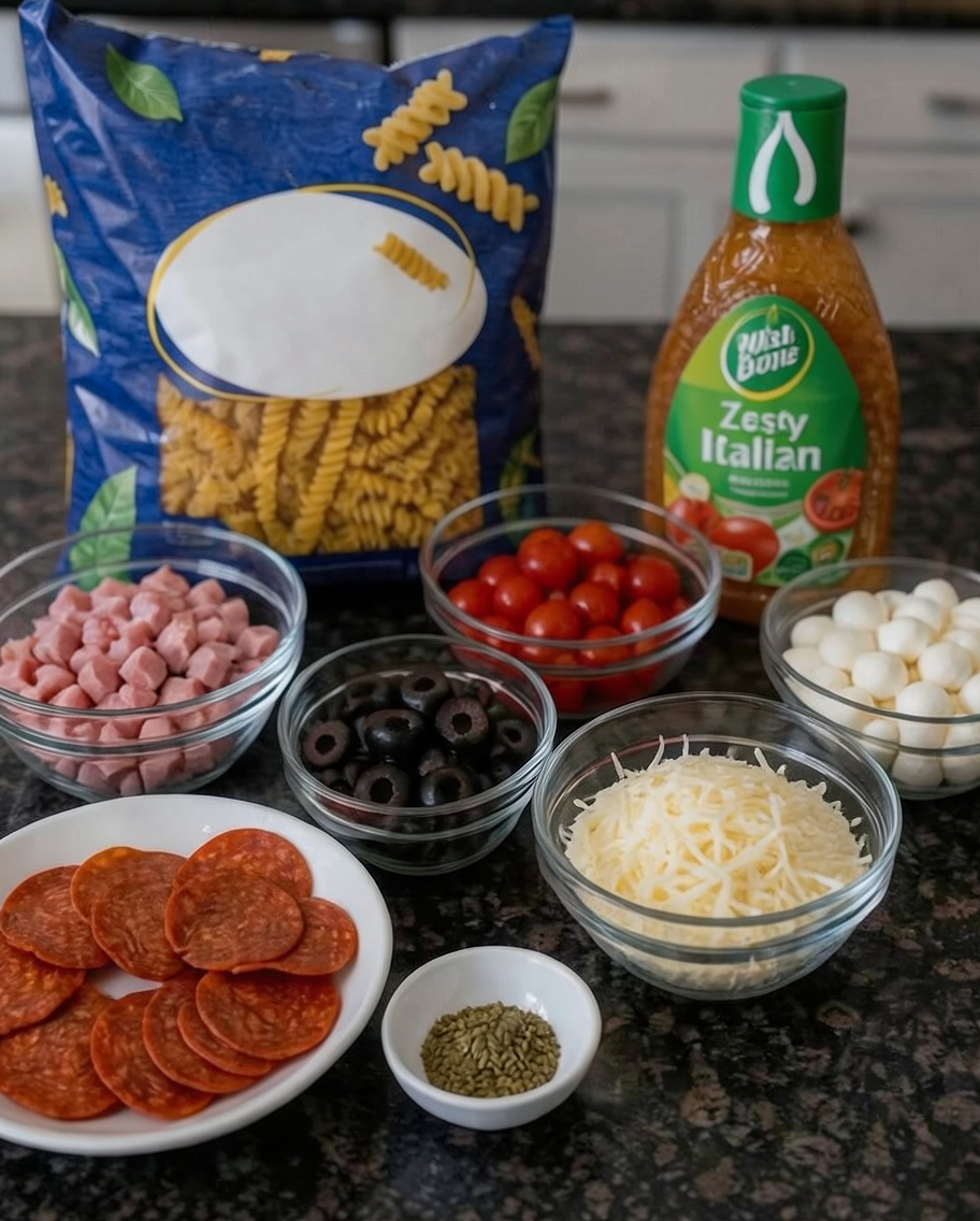 Easy Italian Rotini Pasta Salad Recipe for a Refreshing Meal