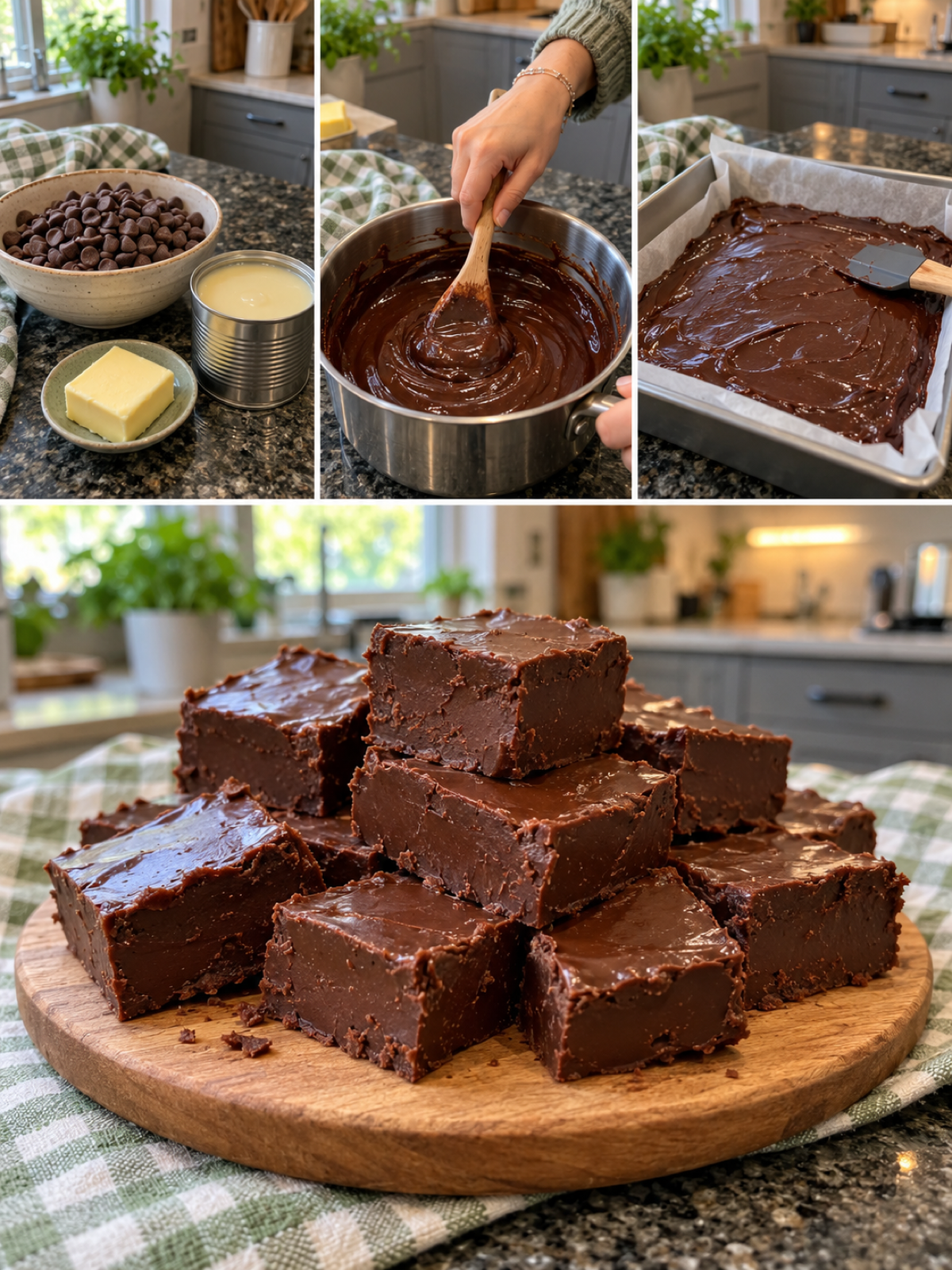 Easy 3-Ingredient Chocolate Fudge Recipe for Dessert Lovers