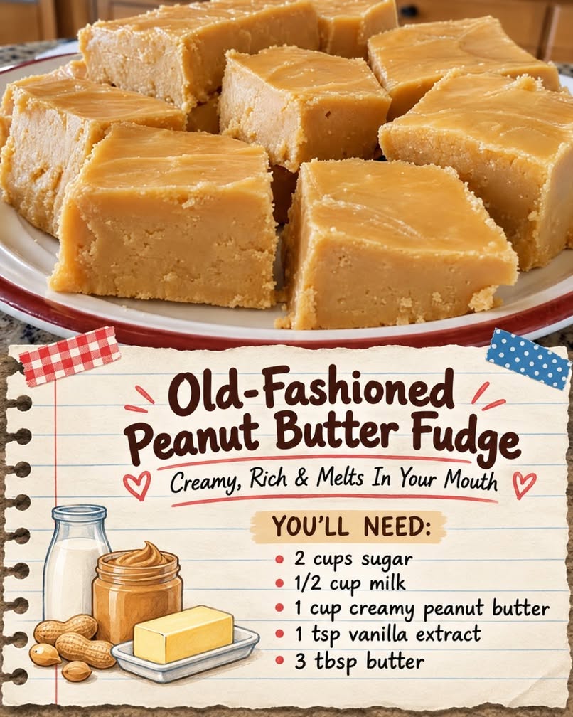 The Best Old-Fashioned Peanut Butter Fudge Recipe Ever