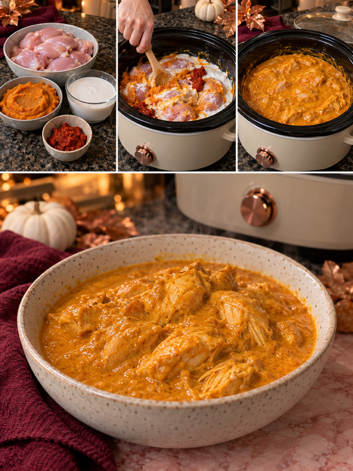 Easy Slow-Cooker Pumpkin Chicken Curry Recipe for Fall