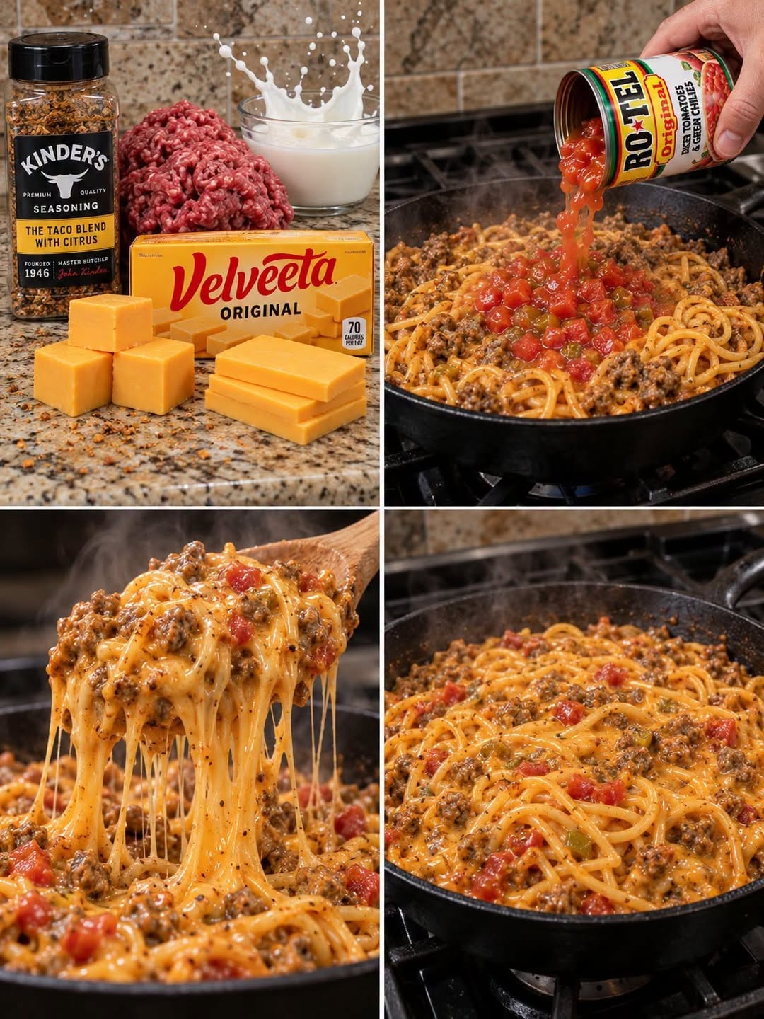 Quick Cheesy Taco Spaghetti Recipe for Easy Dinner