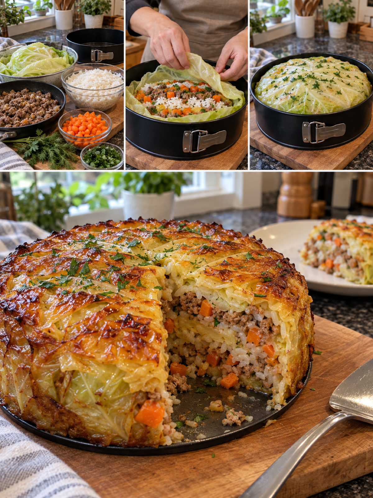 Easy Cabbage Pie: A Comforting Homestyle Dinner Recipe