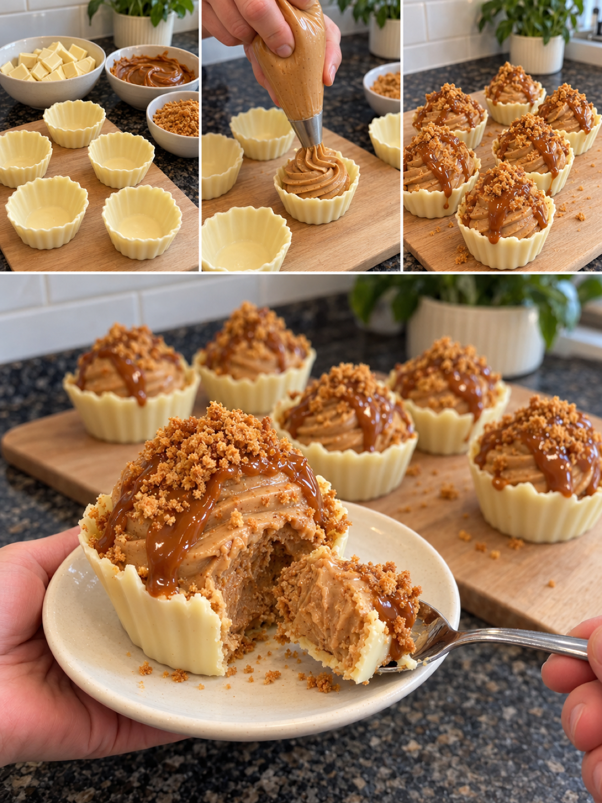 Easy Biscoff Chocolate Cups: Best Dessert Recipe