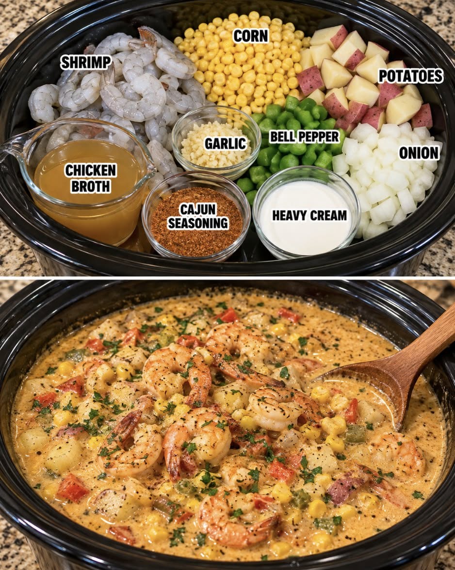 Easy Cajun Shrimp & Corn Chowder - Comfort in a Bowl