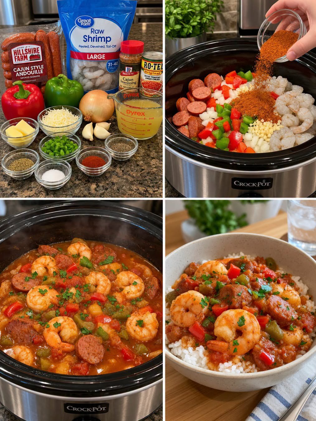 Easy Crock-Pot Shrimp & Andouille Sausage Recipe