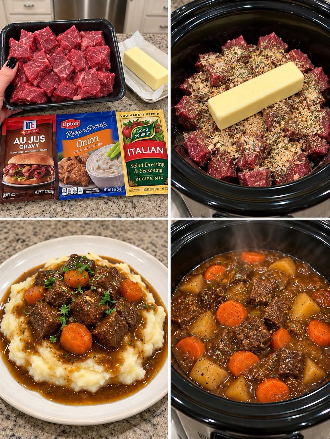 The Best Slow Cooker Savory Beef Stew Recipe Ever