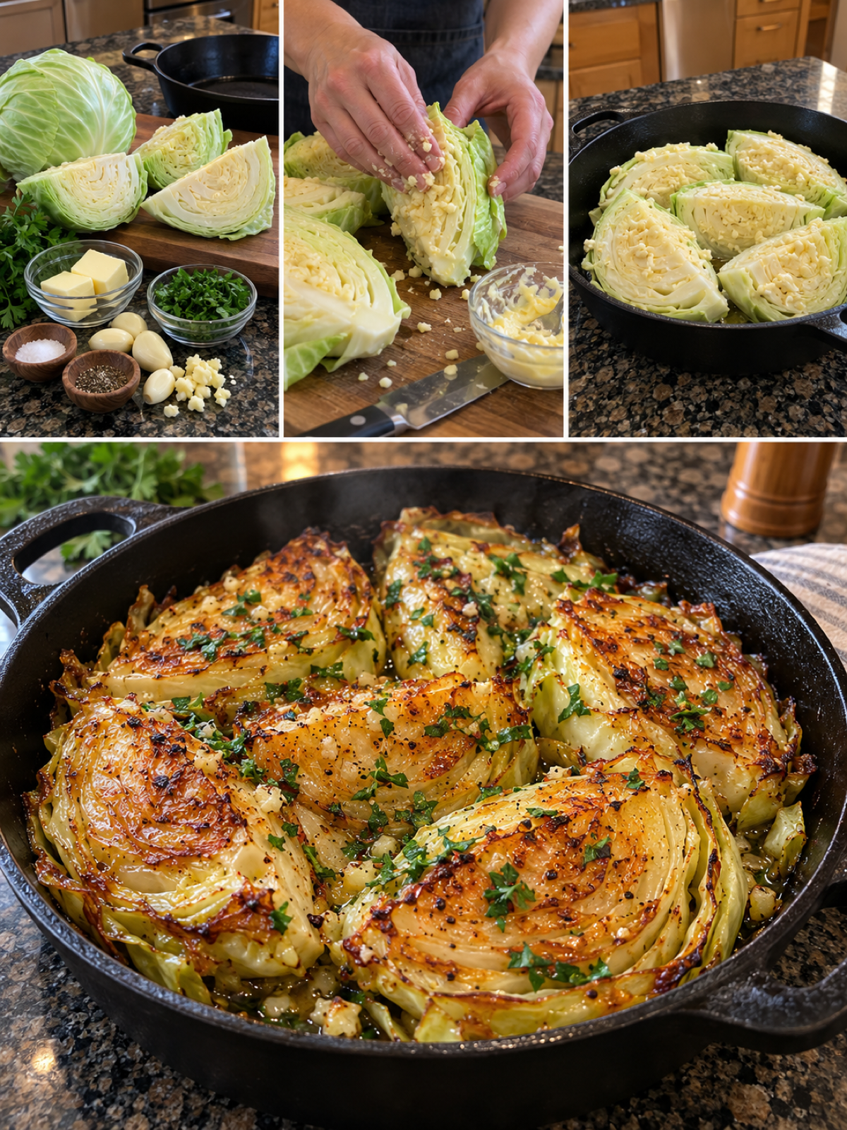 Easy Garlic Butter Cabbage Recipe - Savory Dinner Delight