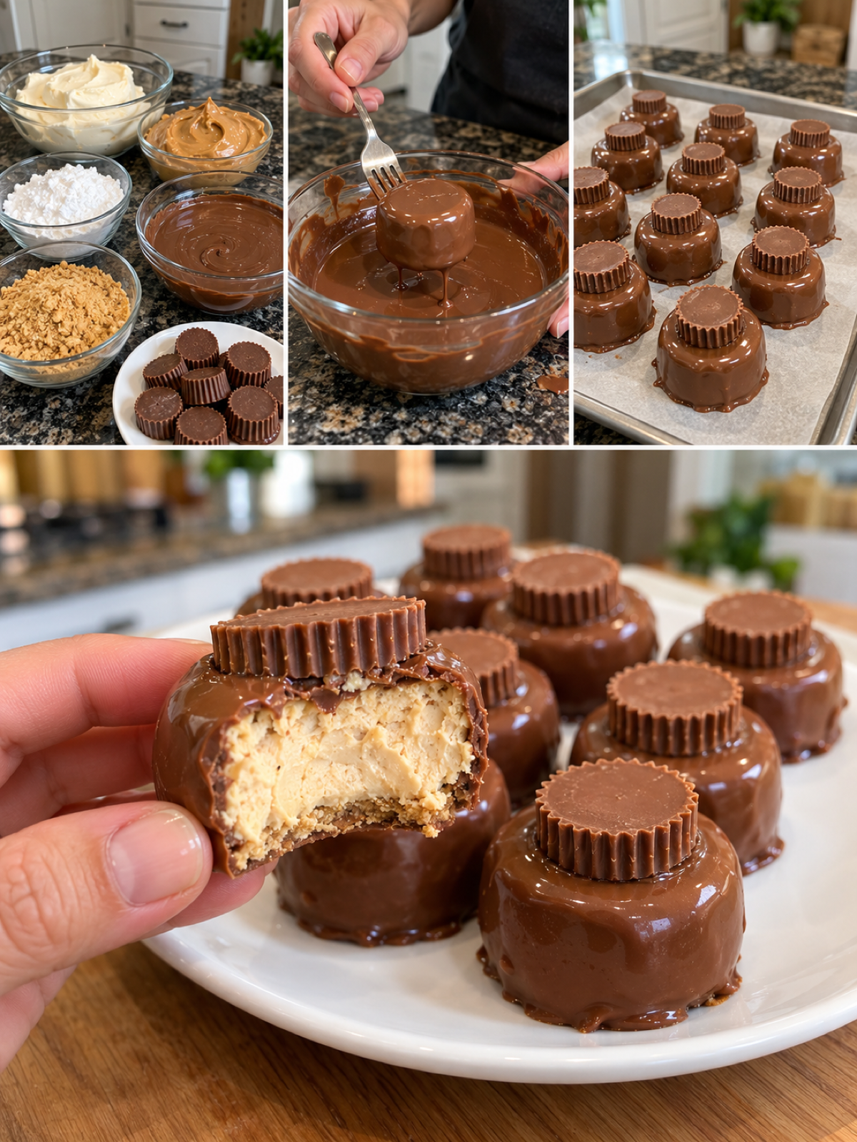 Easy Reese's Cheesecake Bites: No-Bake Dessert Delight