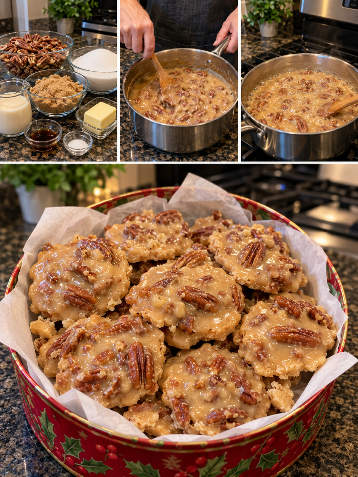 Easy Southern Vanilla Pecan Pralines Recipe - A Classic Treat