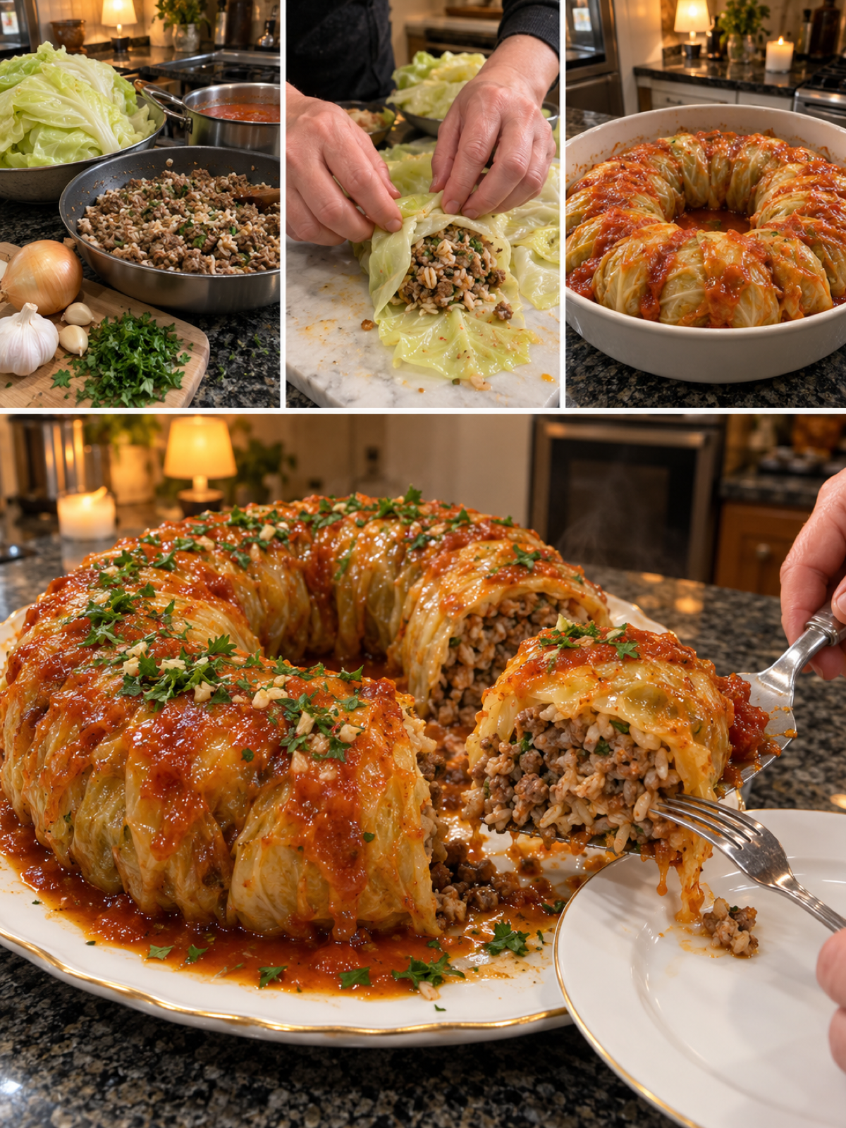 Easy Stuffed Cabbage Bundt Ring: A Comforting Dinner Recipe