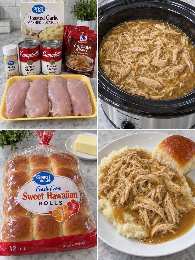 Easy Slow Cooker Chicken & Gravy for Comforting Dinners