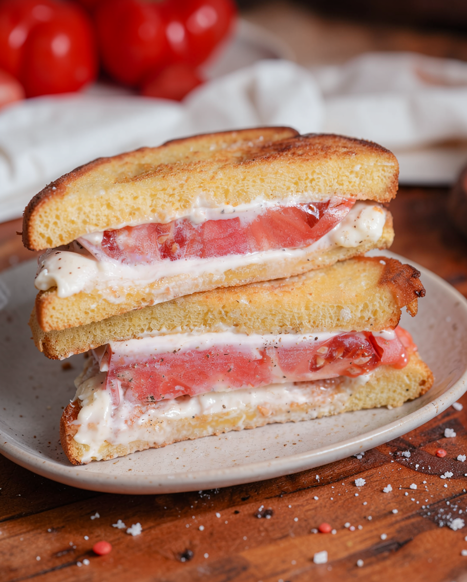 The Best Tomato and Mayonnaise Sandwich for Summer Bliss