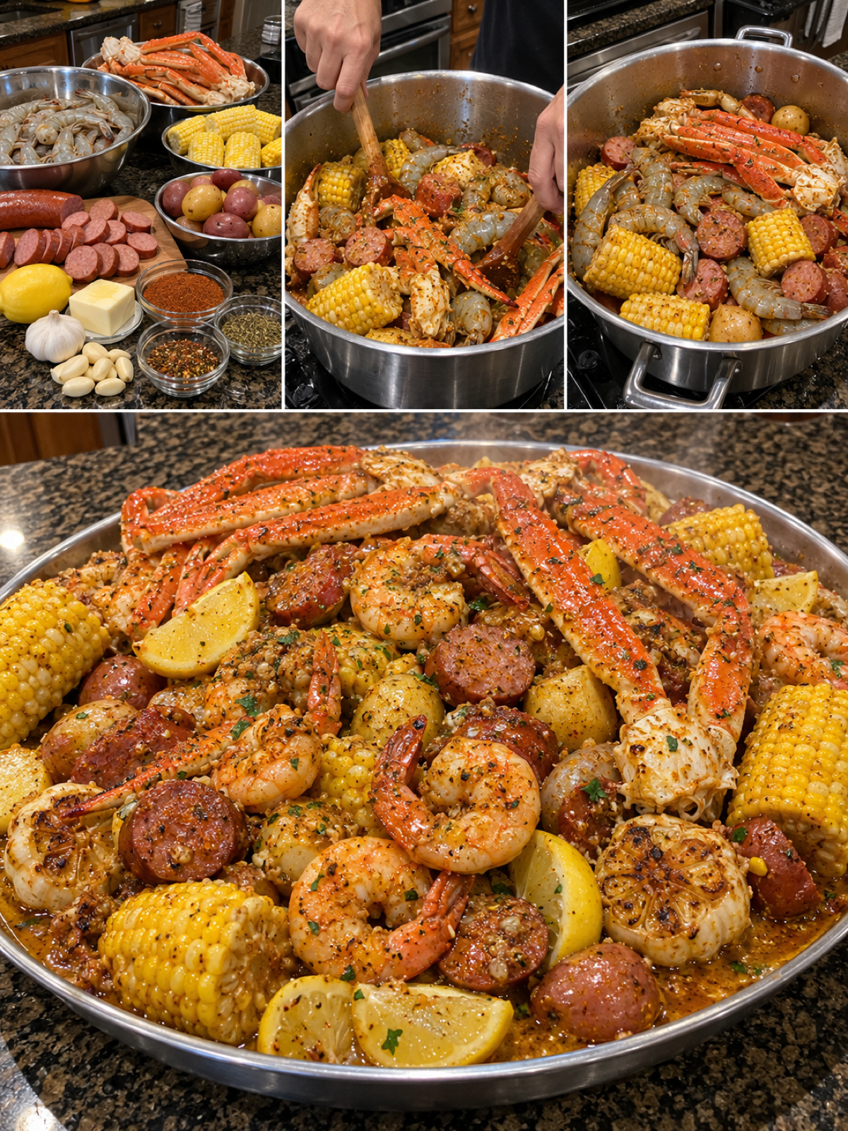 Easy Cajun Garlic Butter Seafood Boil Recipe for Dinner