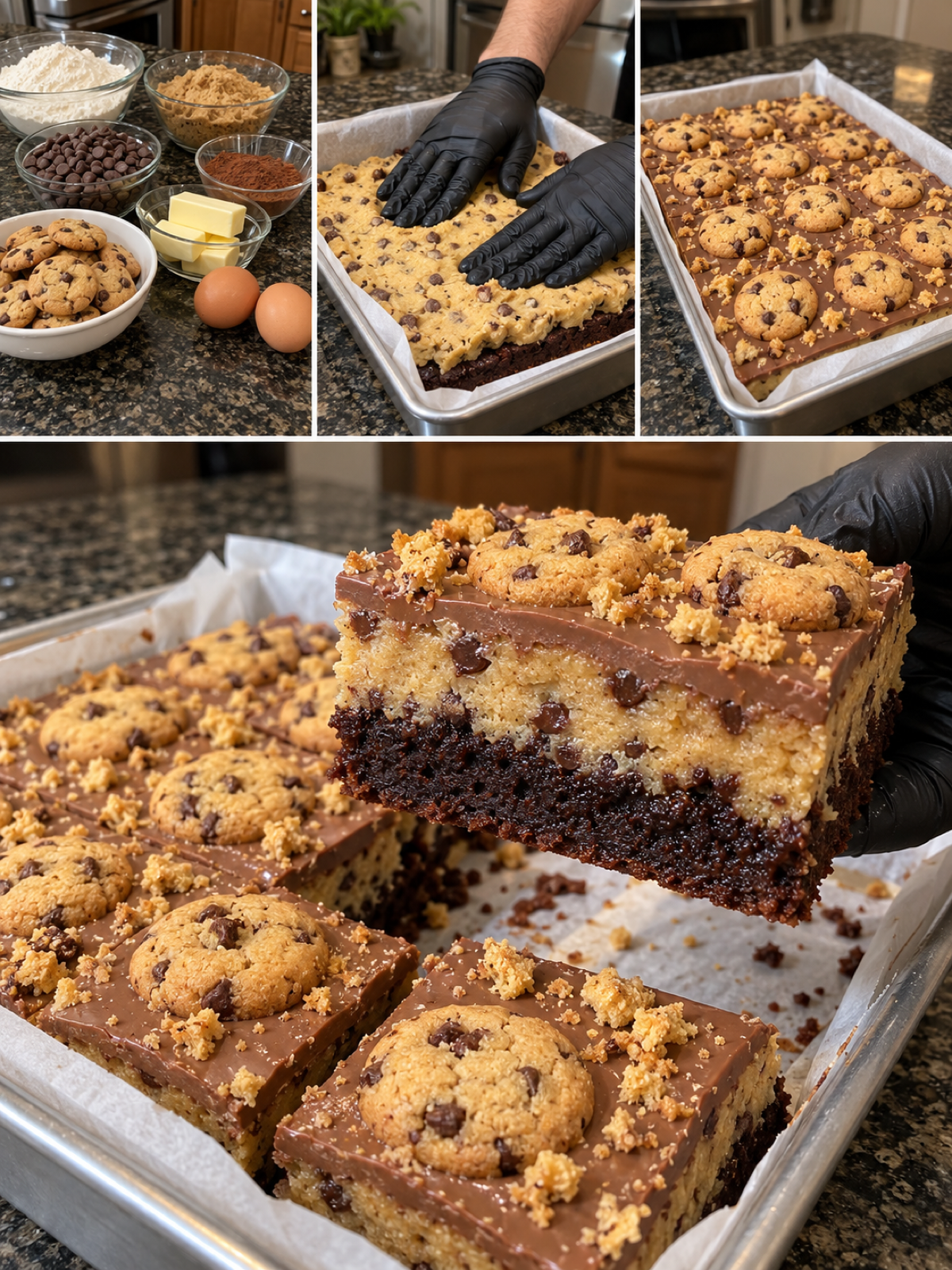 Easy Maryland Cookie Dough Brownie Recipe - Indulgent Delight