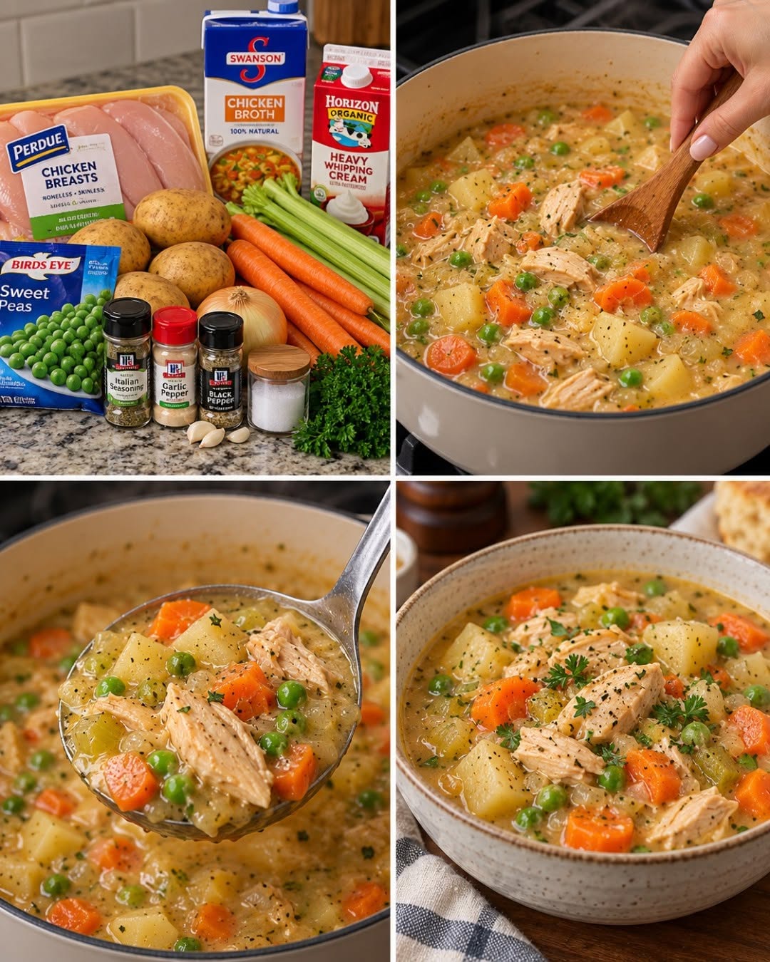 Homemade Chicken Vegetable Stew: Comfort Food Delight