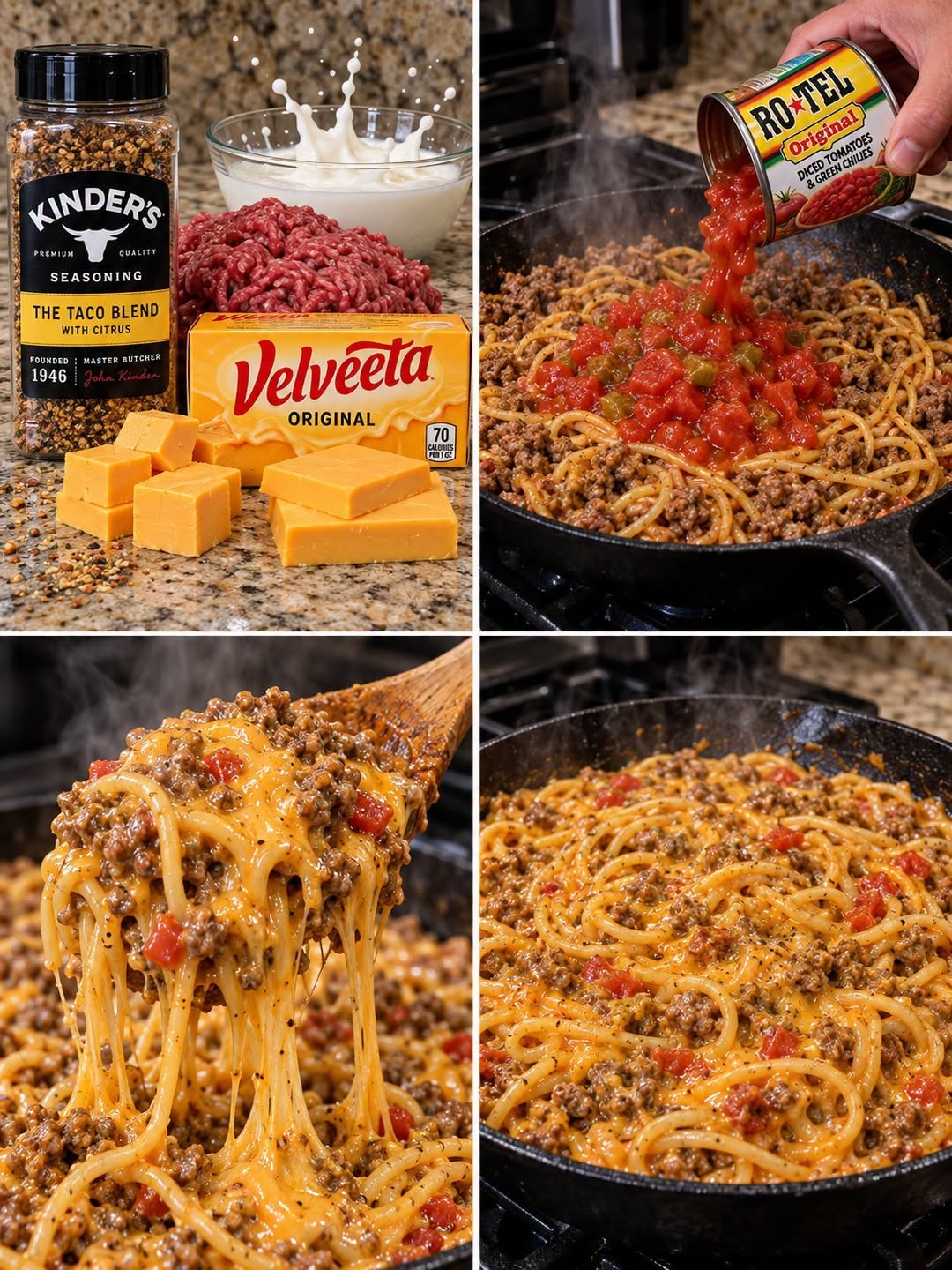 Quick Cheesy Taco Spaghetti for a Satisfying Dinner