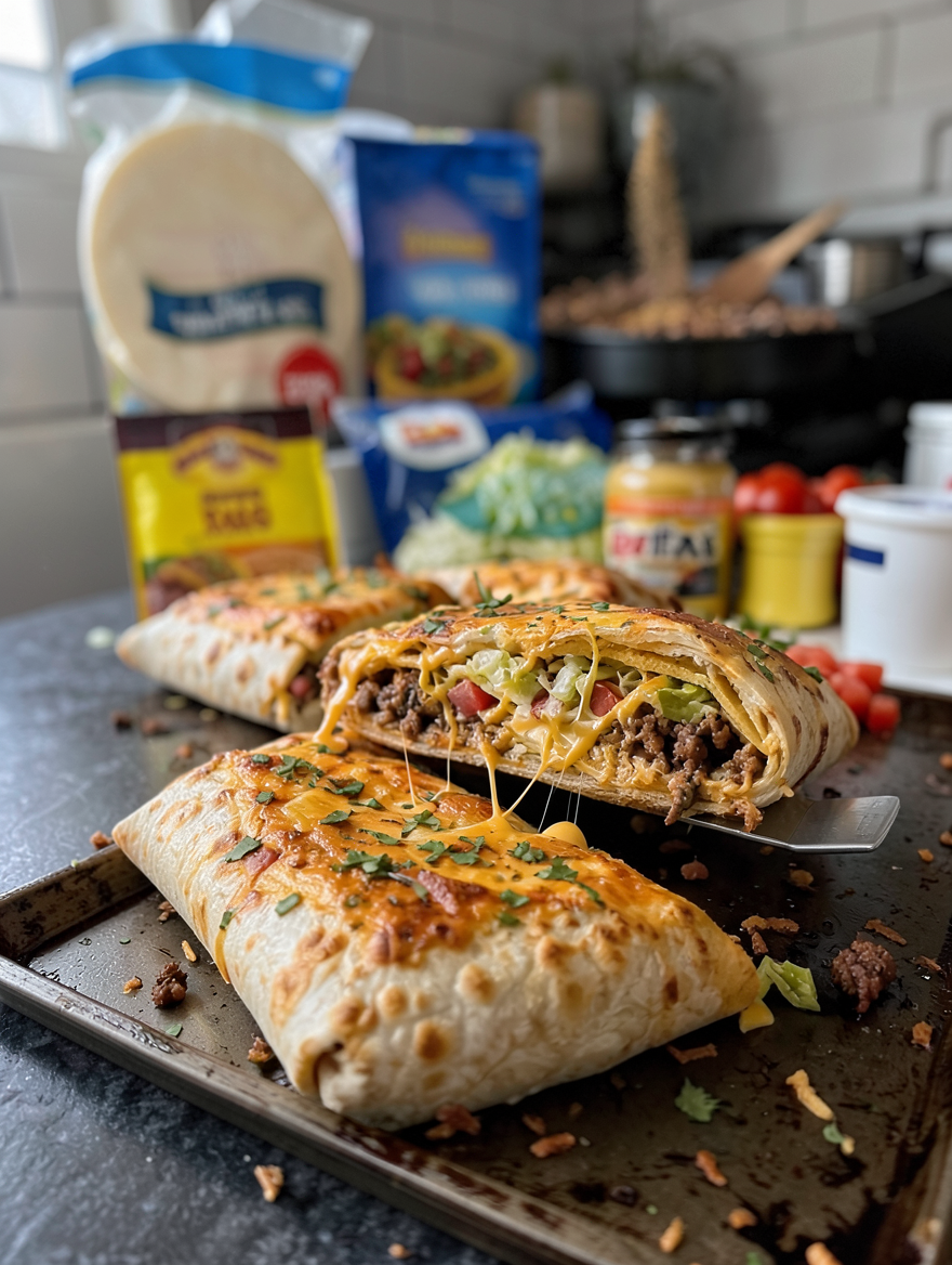 The Best Easy Beef Crunchwrap Recipe with Cheesy Goodness
