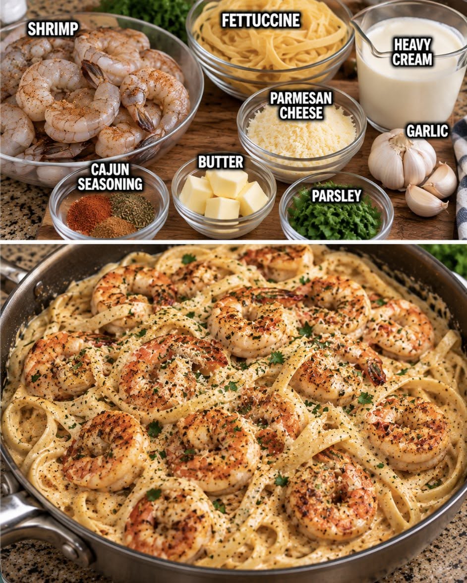Best Cajun Shrimp Alfredo Pasta Recipe - Creamy & Spicy Delight