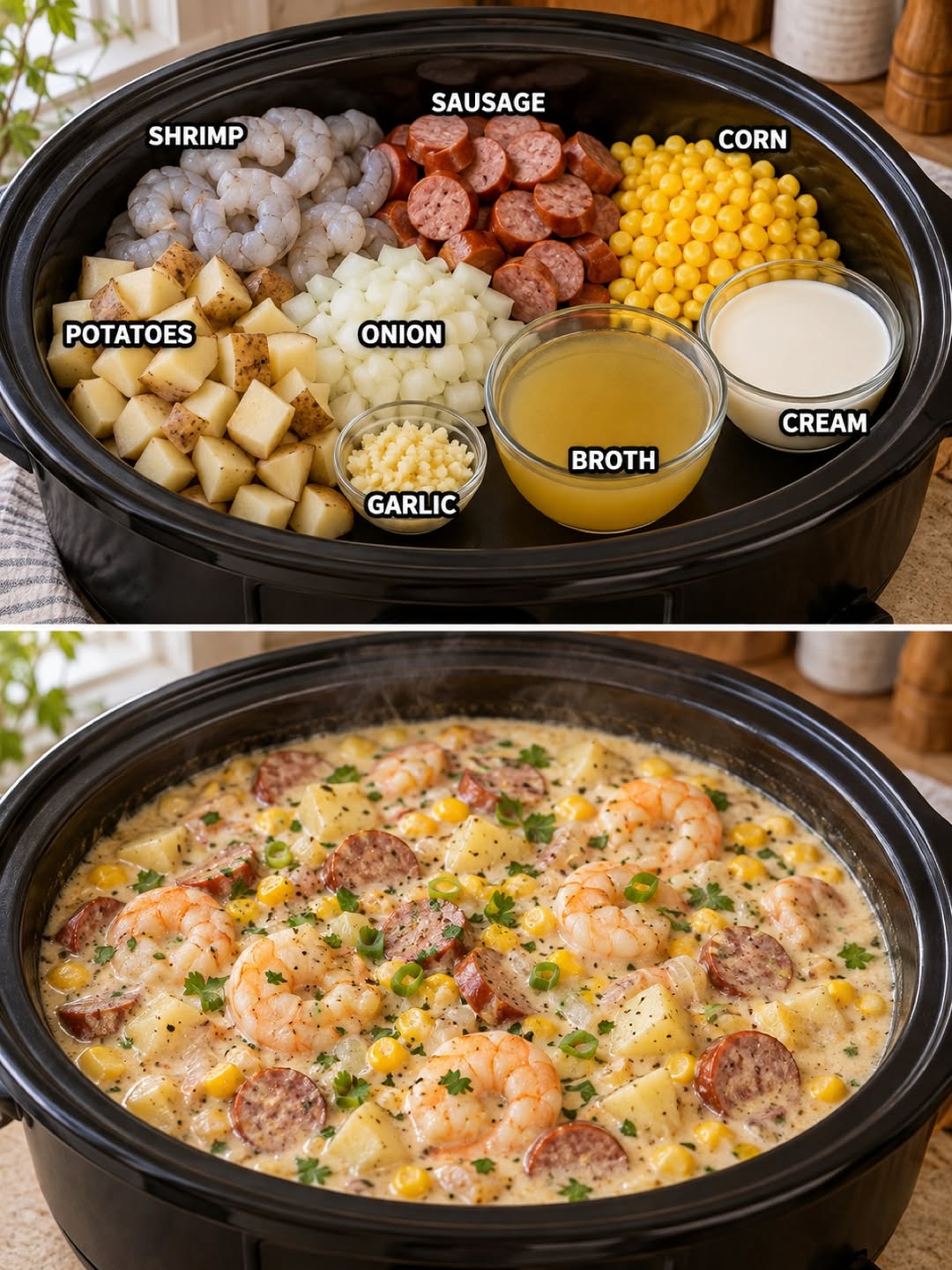 The Best Creamy Shrimp, Sausage & Corn Chowder Recipe