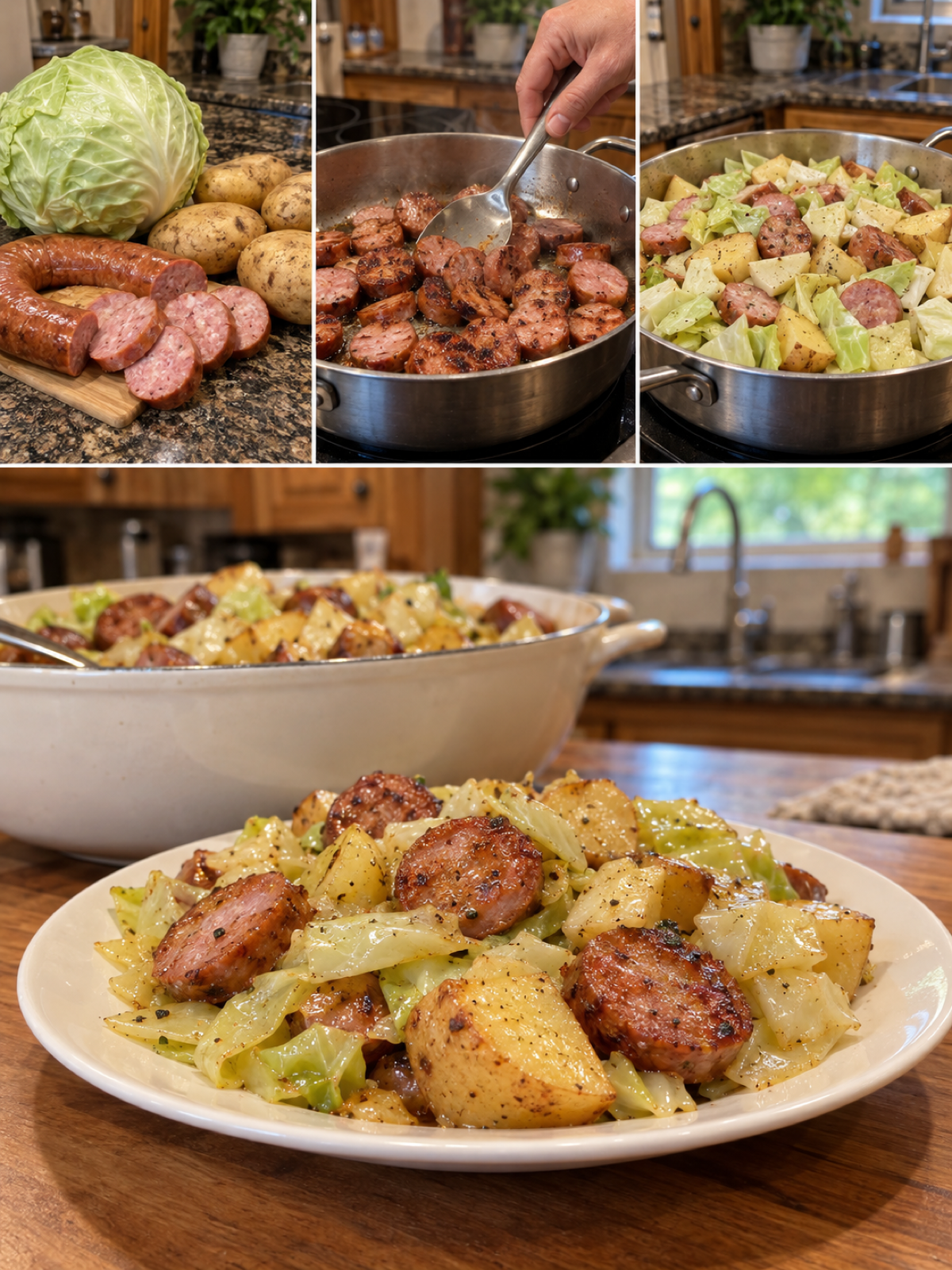 Easy Sausage and Cabbage Skillet: Hearty Dinner Recipe