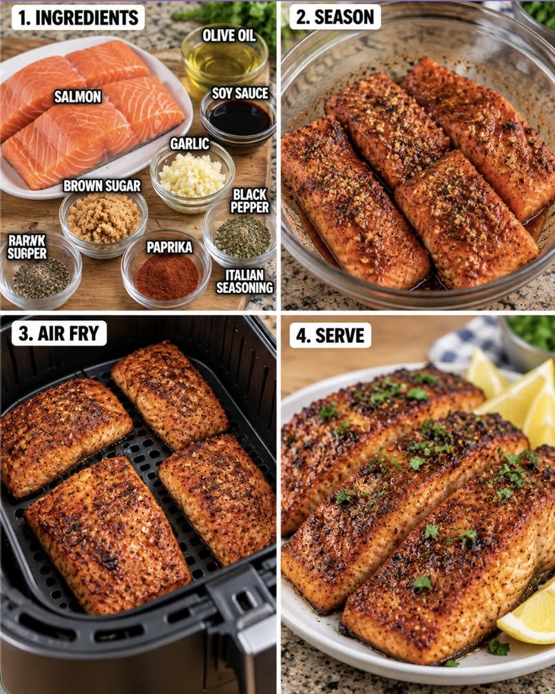 Quick Crispy Air Fryer Salmon Recipe for Perfect Dinner