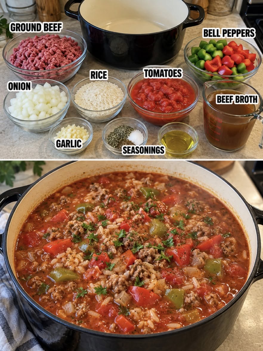 Hearty Stuffed Bell Pepper Soup Recipe for Comfort Food Lovers