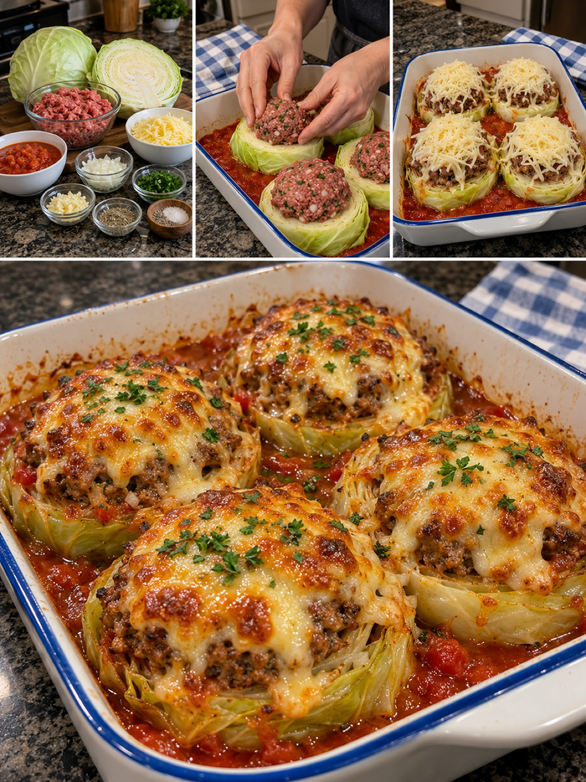 Easy Cheesy Cabbage Beef Bake - A Hearty Dinner Recipe