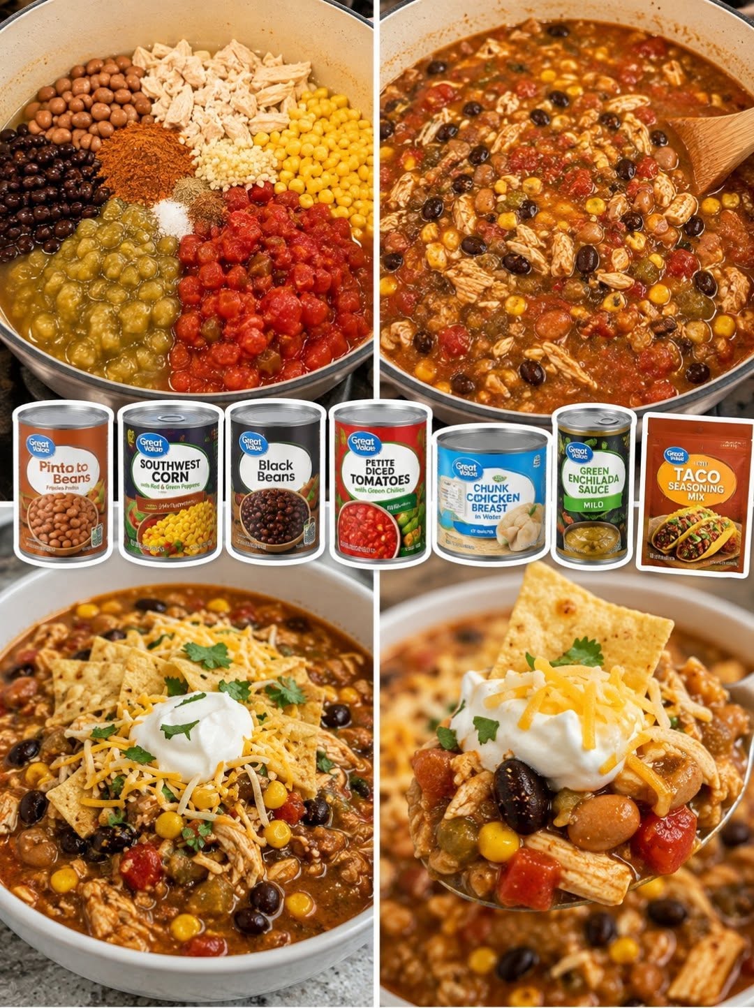 Easy 7 Can Chicken Taco Soup for a Quick Dinner Delight