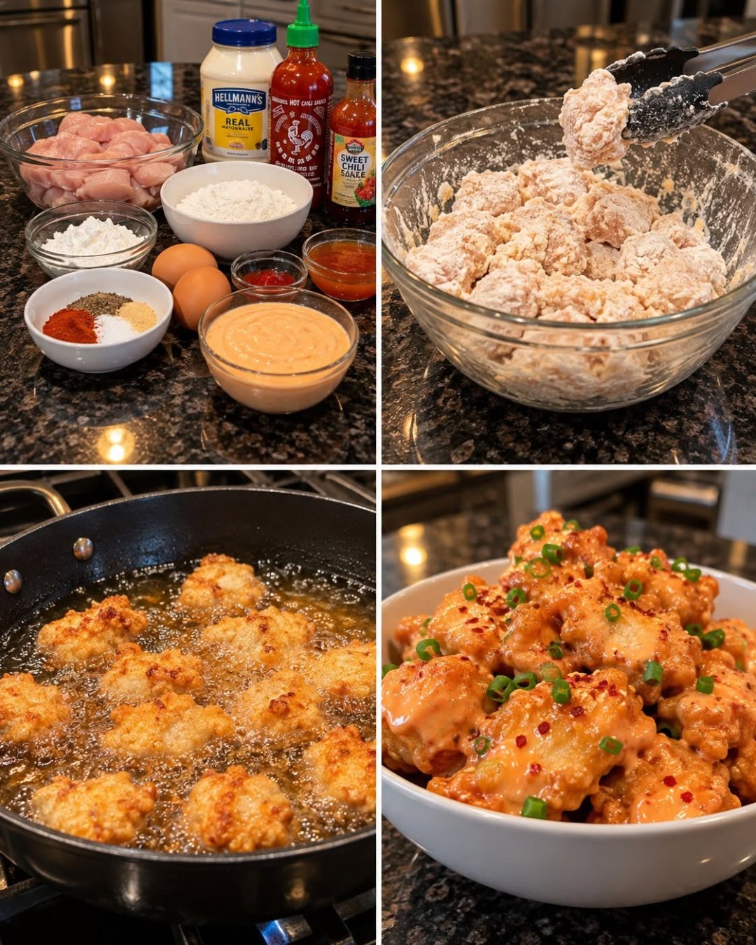 Easy Bang Bang Chicken Bites Recipe - Crispy & Flavorful
