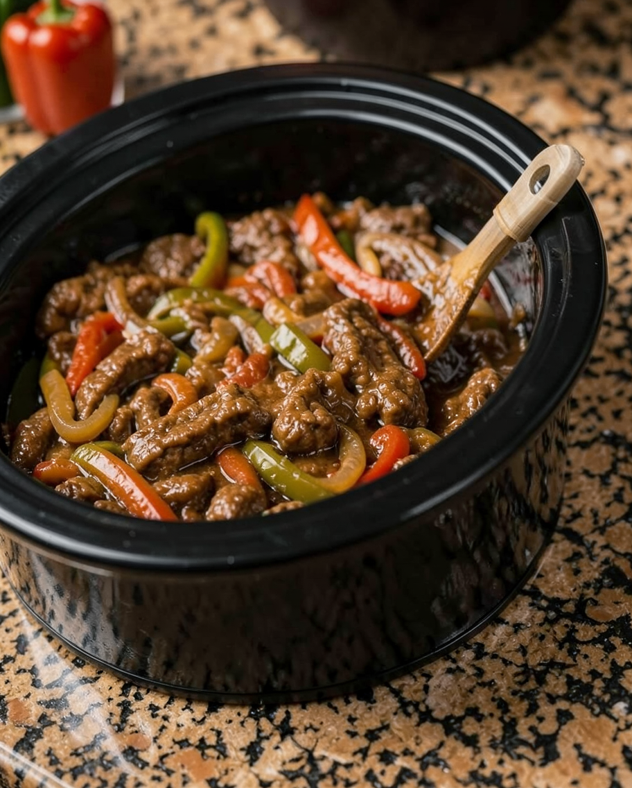 Easy Crockpot Pepper Steak: Savory Beef Done Right