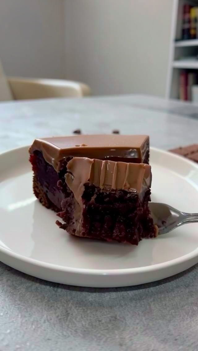 Easy Chocolate Brownie with Ganache Recipe - Deliciously Rich