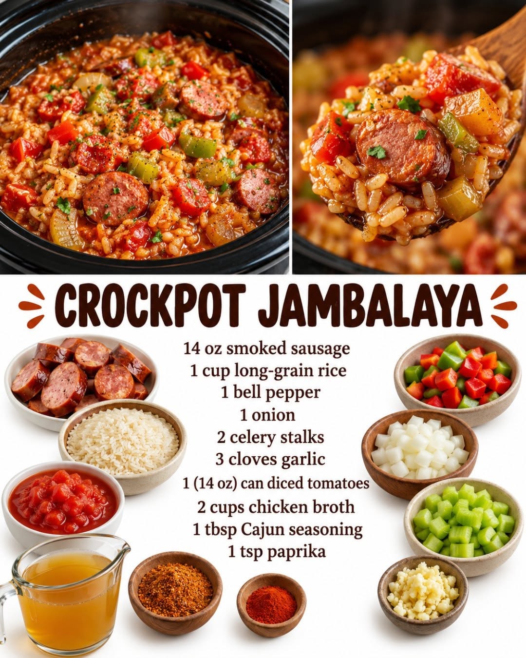 Easy Crockpot Jambalaya: The Best Cajun Comfort Food