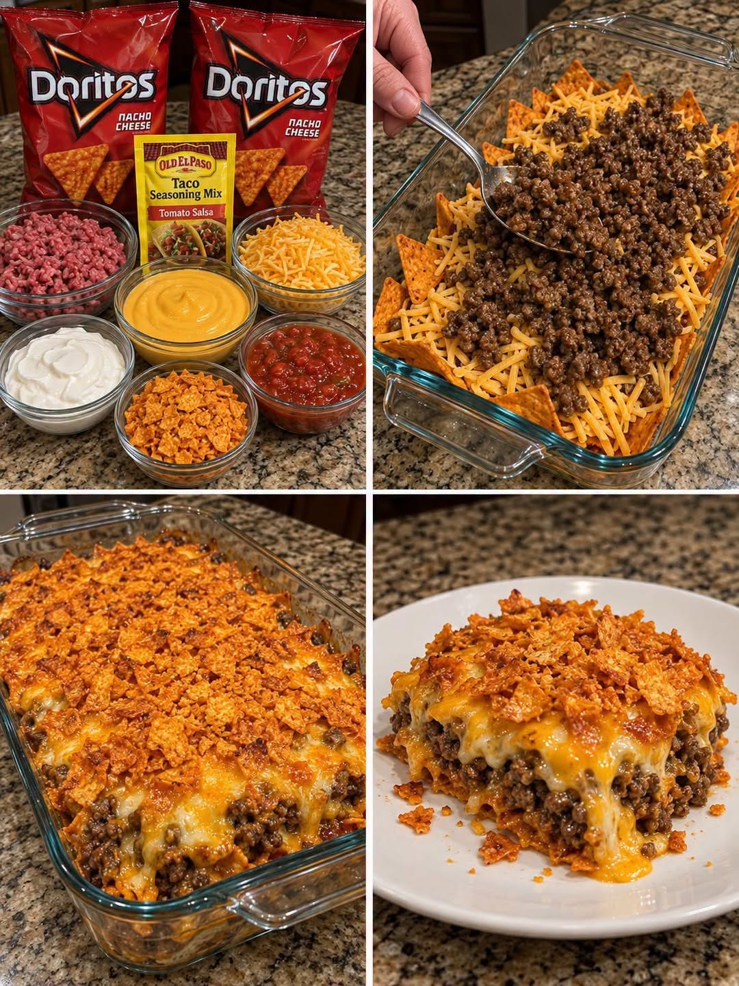 Easy Doritos Taco Casserole: Cheesy & Crunchy Delight
