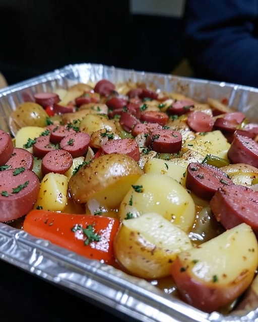 Easy One-Pan Smoked Sausage and Potato Bake Recipe