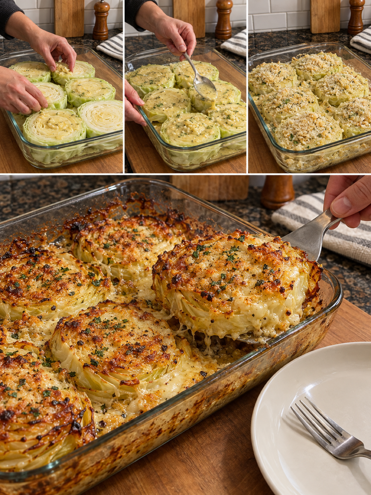 Easy Garlic Butter Melting Cabbage Recipe for Dinner