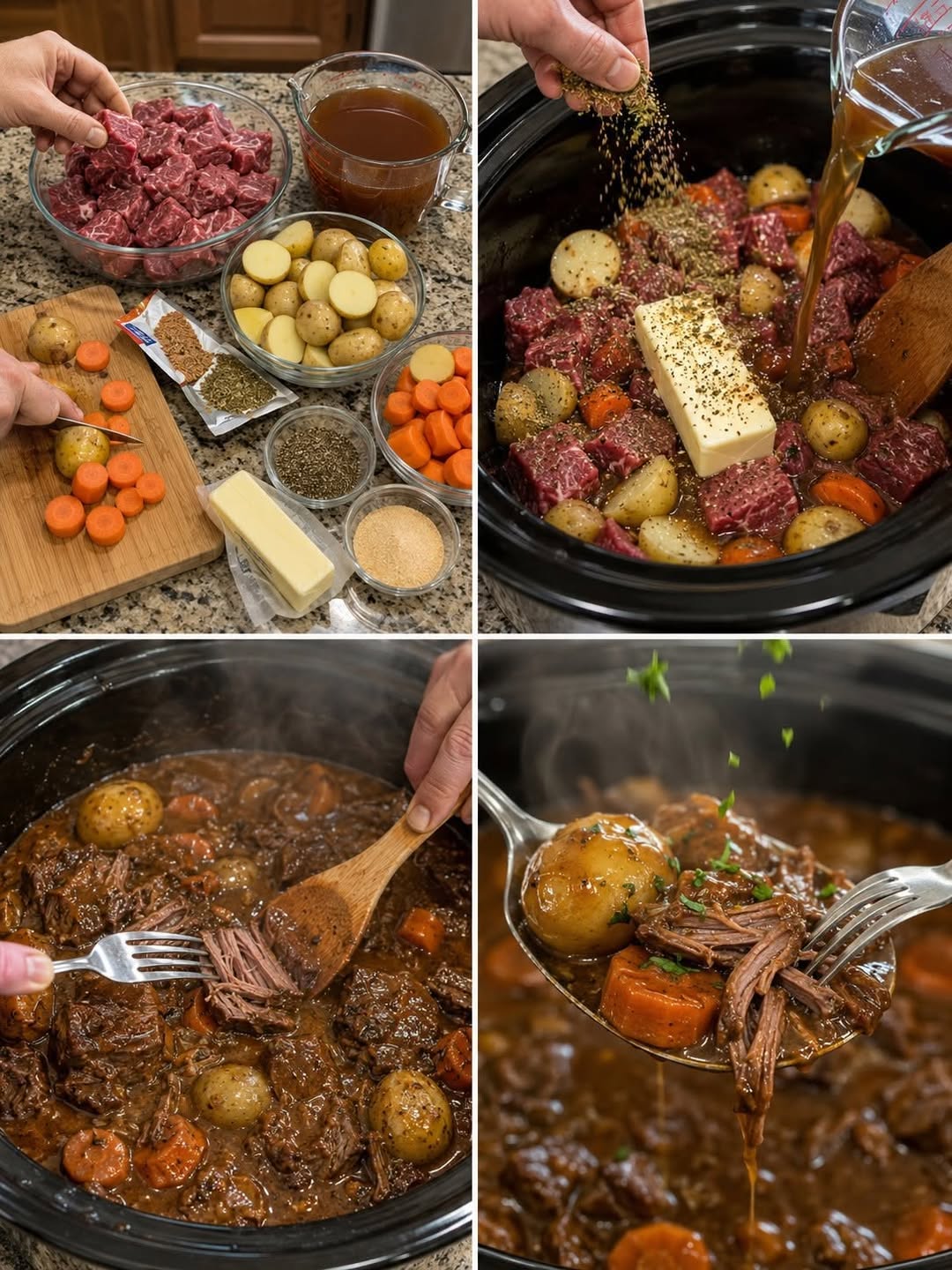 Best Ever Slow Cooker Savory Beef Stew Recipe