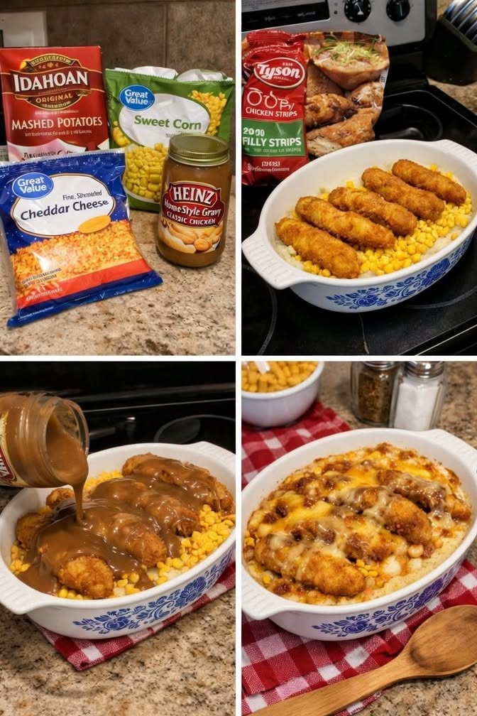 Easy Copycat KFC Chicken Bowl Casserole Recipe