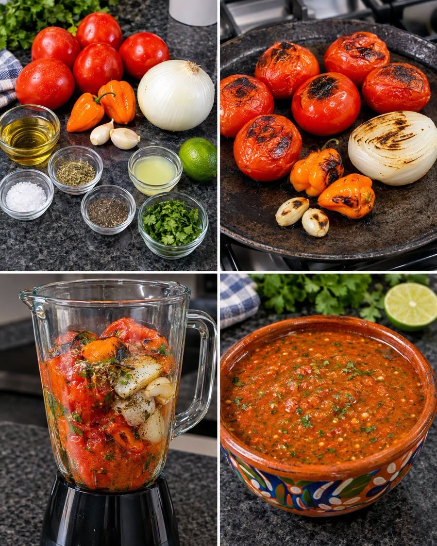 The Best Yucatecan Chiltomate Salsa Recipe with Roasted Flavor