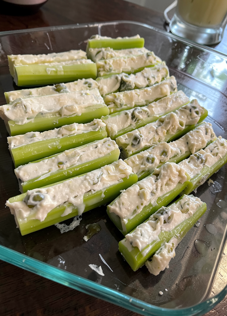 Quick Cream Cheese Stuffed Celery Sticks for Easy Snacking