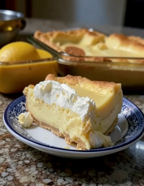 Easy Lemon Cream Cheese Dump Cake Recipe with Buttery Crust